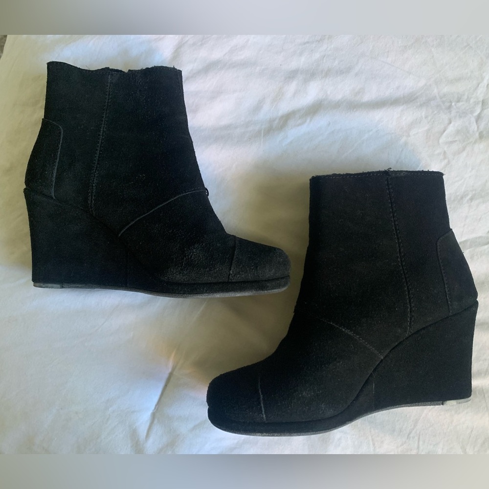 TOMS Desert Wedge High Bootie